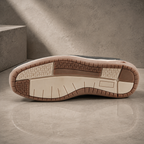 AVORA Coffee Lace-Up Casual Leather Shoes