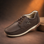 AVORA Brown Everyday Comfort Leather Shoes