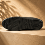 AVORA Black Derby Office Leather Shoes