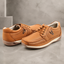 AVORA Camel Lace-Up Casual Leather Shoes