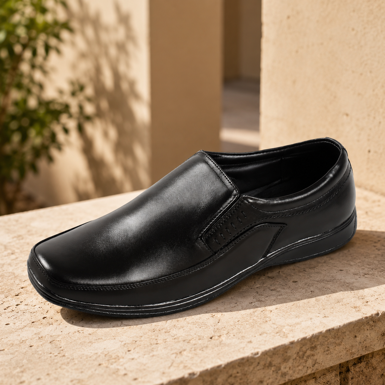 AVORA Slip-On Casual Leather Shoes