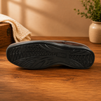AVORA Dark Brown Slip-On Casual Leather Shoes